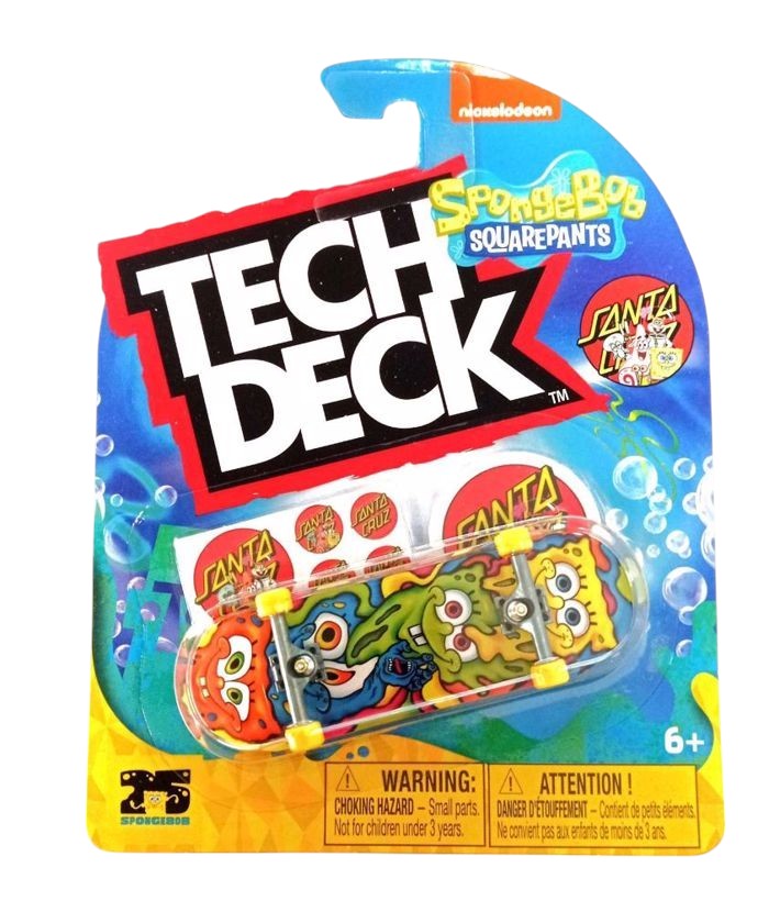 Tech Deck Μινιατούρα Τροχοσανίδα Μπομπ Ο Σφουγγαράκης SpongeBob Squarepants Psychedelia (20147630) - Fun Planet
