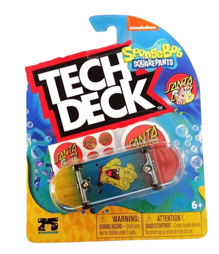 Tech Deck Μινιατούρα Τροχοσανίδα Μπομπ Ο Σφουγγαράκης SpongeBob Squarepants Hand (20147631) - Fun Planet