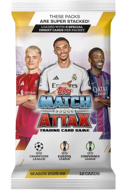 Match Attax Season 2025/26 Topps UEFA Champions Europa Conference League 12 Κάρτες (UL5-CP1030.T01)