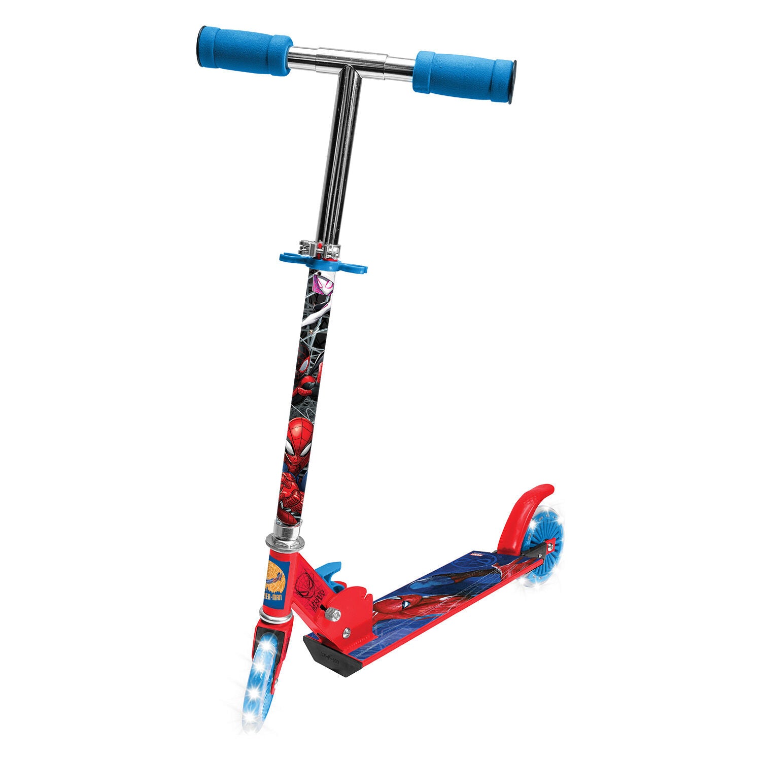 Λαμπάδα AS Παιδικό Πατίνι Με 2 Φωτιζόμενες Ρόδες Marvel Spider-Man (1500-50288) - Fun Planet