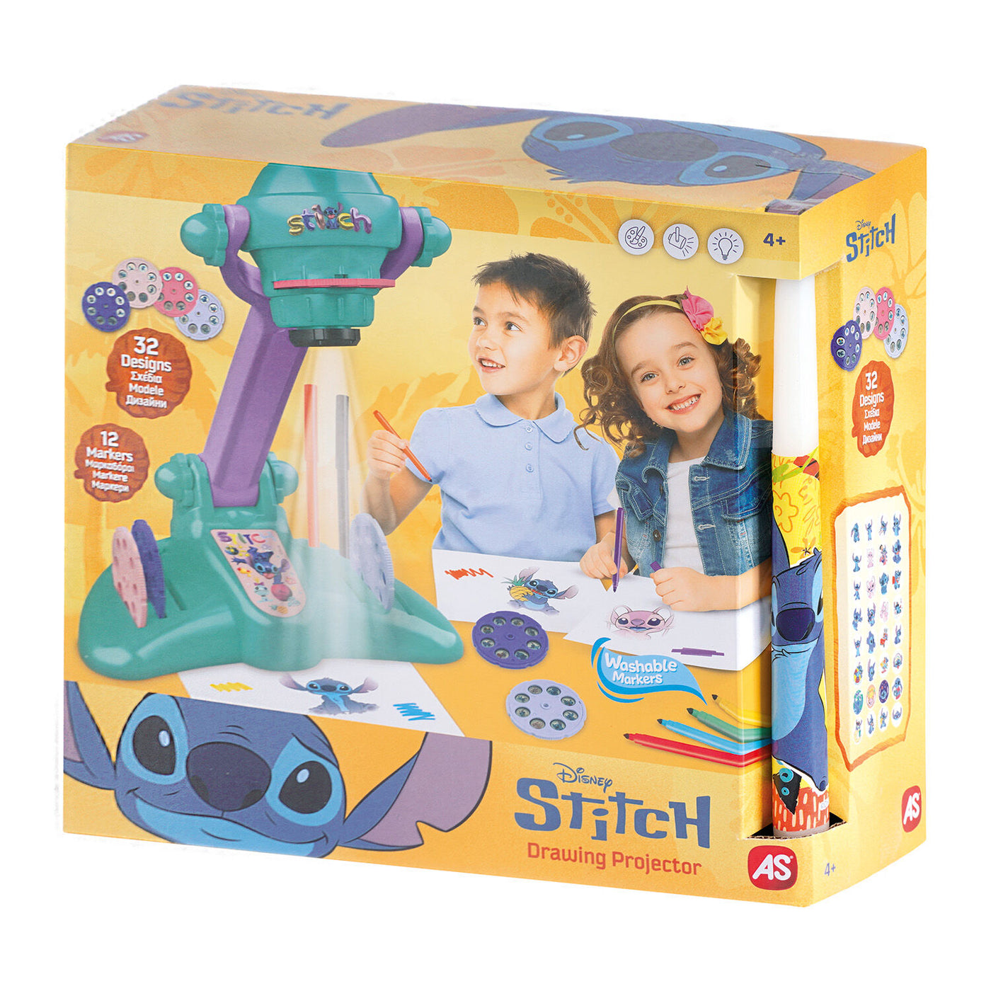 Λαμπάδα AS Προτζέκτορας Ζωγραφικής Disney Stitch (1500-54007) - Fun Planet