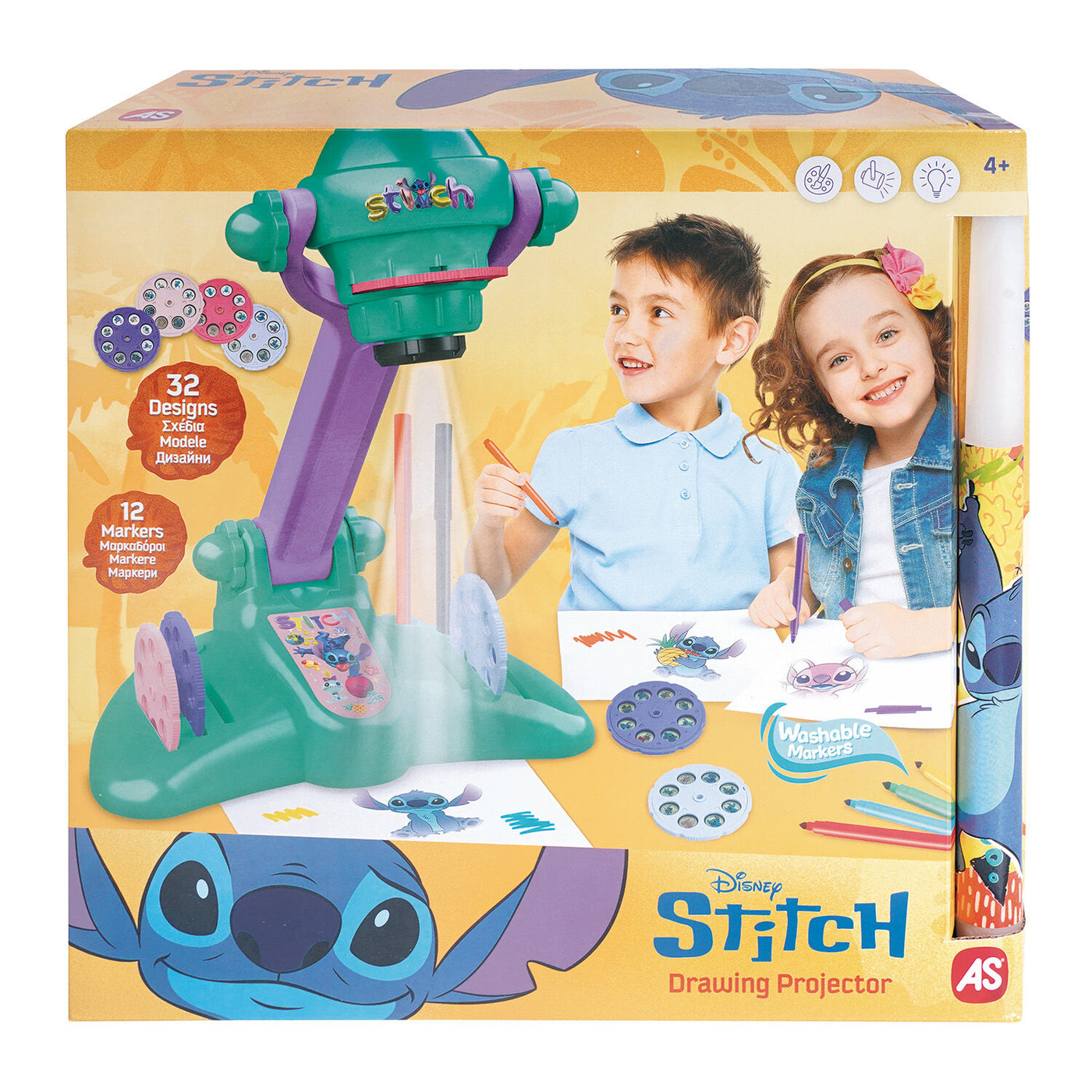Λαμπάδα AS Προτζέκτορας Ζωγραφικής Disney Stitch (1500-54007) - Fun Planet