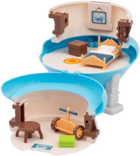 The Smurfs Στρουμφάκια Μαγικό Σπίτι Μανιτάρι με Φιγούρα και Μαγικό Κλειδί - Brainy's House (PUF48000) - Fun Planet