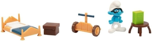 The Smurfs Στρουμφάκια Μαγικό Σπίτι Μανιτάρι με Φιγούρα και Μαγικό Κλειδί - Brainy's House (PUF48000) - Fun Planet