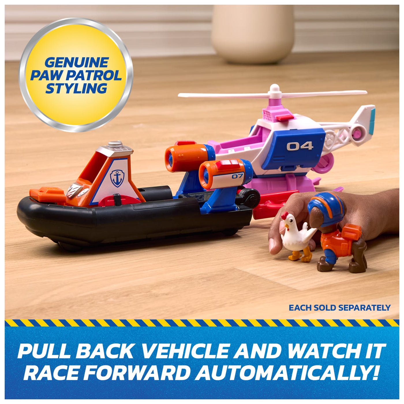 Paw Patrol: Search & Rescue - Zuma Rescue Hovercraft Vehicle Playset (20155161) - Fun Planet