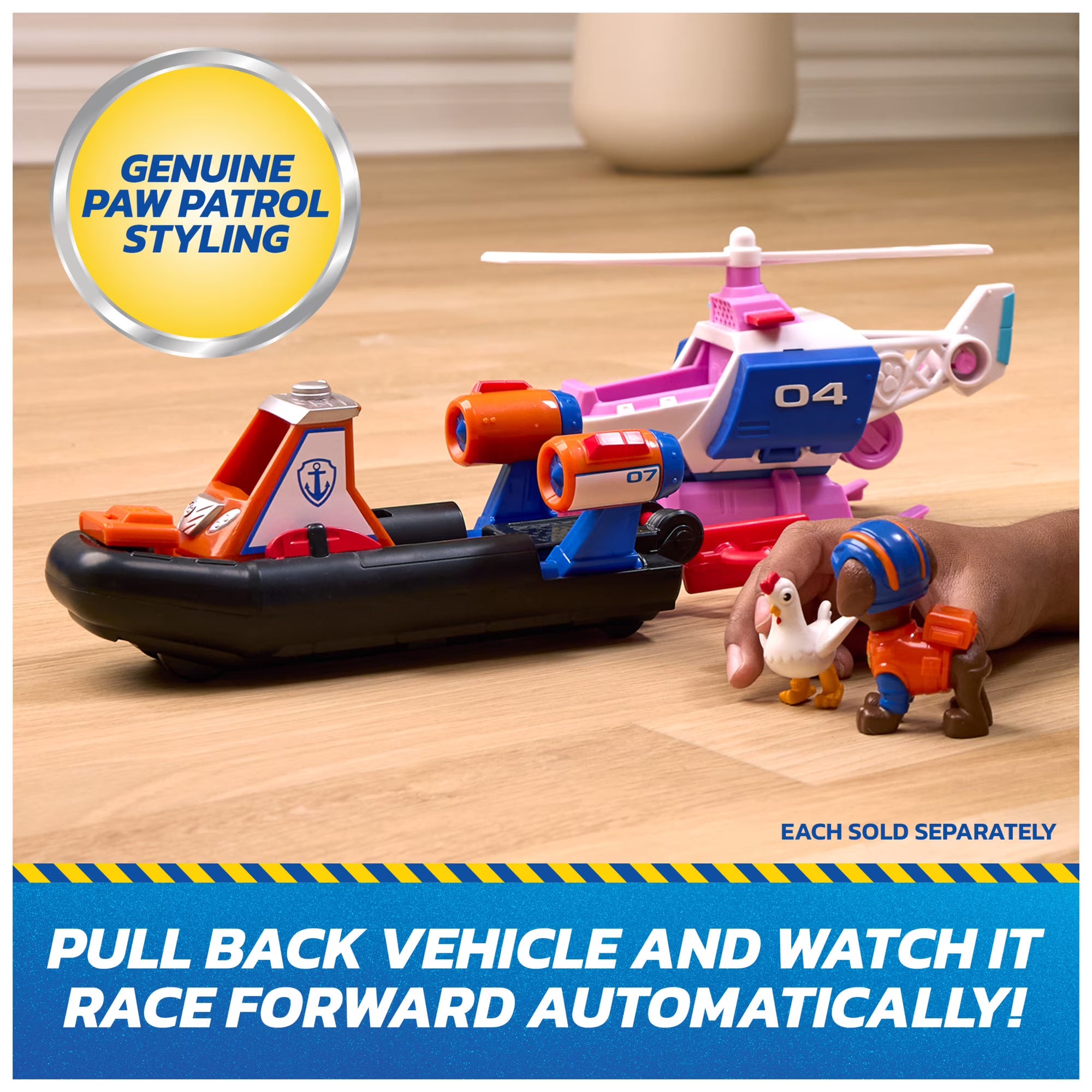 Paw Patrol: Search & Rescue - Zuma Rescue Hovercraft Vehicle Playset (20155161) - Fun Planet