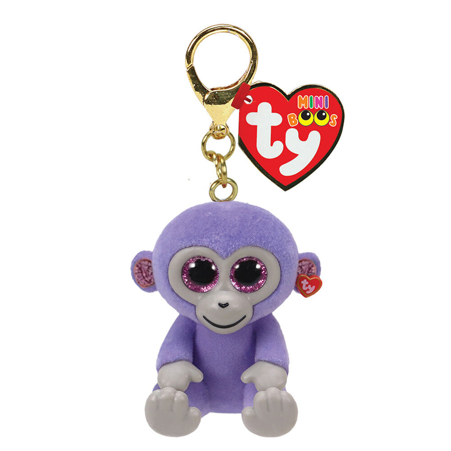 TY Mini Boos Κλιπ Grapes Μαϊμουδάκι Μωβ (1607-25070) - Fun Planet