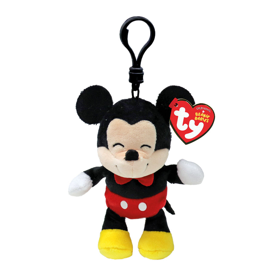 TY Beanie Babies Μπρελόκ Χνουδωτό Disney Mickey Mouse 8,5εκ (1607-34011)
