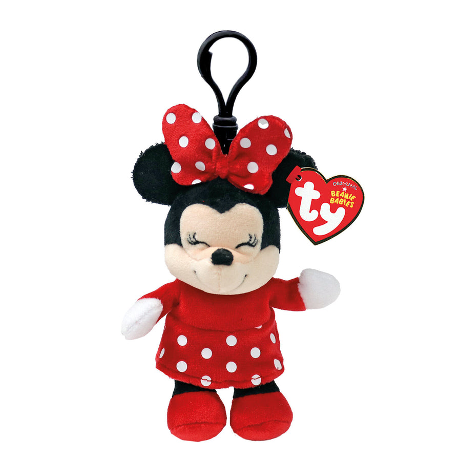 TY Beanie Babies Μπρελόκ Χνουδωτό Disney Minnie Mouse 8,5εκ (1607-34012) - Fun Planet