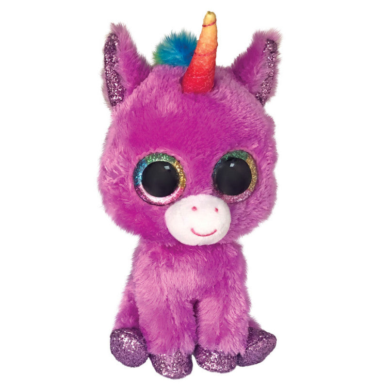 TY Beanie Boos Χνουδωτός Μονόκερος Μωβ 15εκ (1607-36328) - Fun Planet
