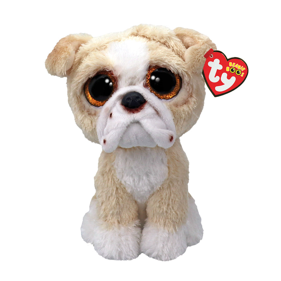 TY Beanie Boos Pooch Χνουδωτό Σκυλάκι Bulldog Καφέ 15εκ (1607-37371) - Fun Planet