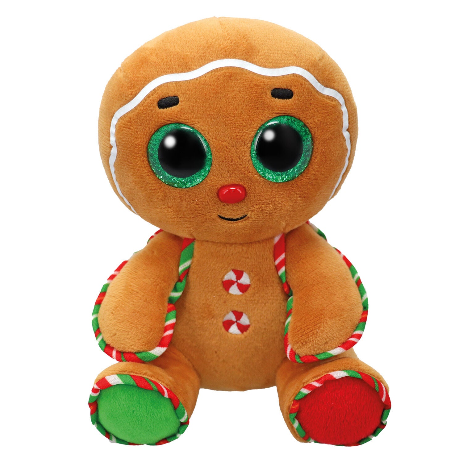 TY Beanie Boos Χνουδωτό Χριστουγεννιάτικο Μπισκοτάκι Καφέ 15εκ (1607-37380) - Fun Planet