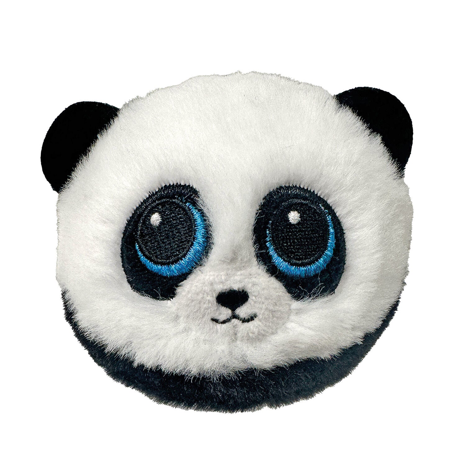 TY Beanie Bouncers Checkers Χνουδωτό Μπαλάκι που Αναπηδάει Πάντα Λευκό & Μαύρο (1607-83004) - Fun Planet