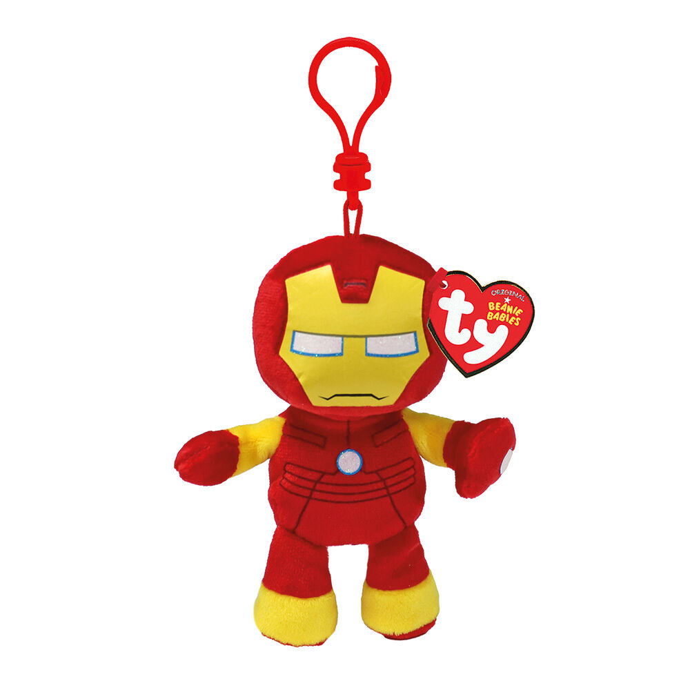 TY Beanie Babies Κλιπ Χνουδωτό Iron Man 8,5εκ (1607-34007) - Fun Planet