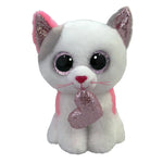 TY Beanie Boos Milena Χνουδωτή Γατούλα Λευκή Με Καρδούλα 15εκ (1607-36567) - Fun Planet
