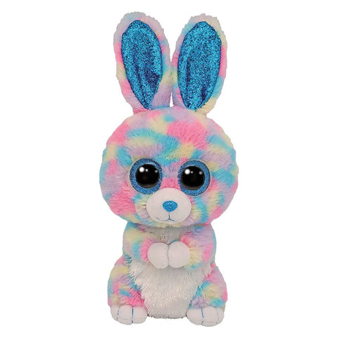 TY Beanie Boos Hops Χνουδωτό Κουνελάκι Μπλε Πολύχρωμο 15εκ (1607-36568) - Fun Planet