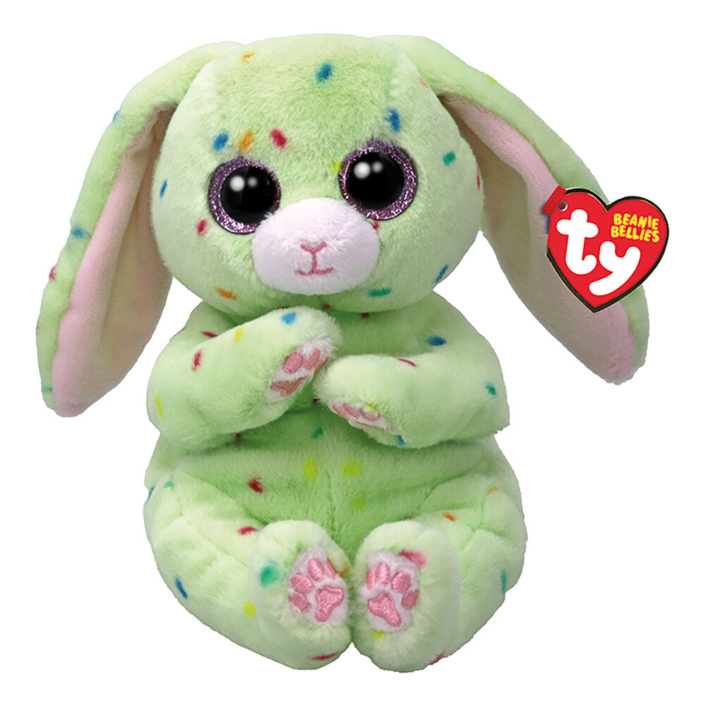 TY Beannie Bellies Fern Χνουδωτό Λαγουδάκι Πράσινο 15εκ (1607-41514) - Fun Planet