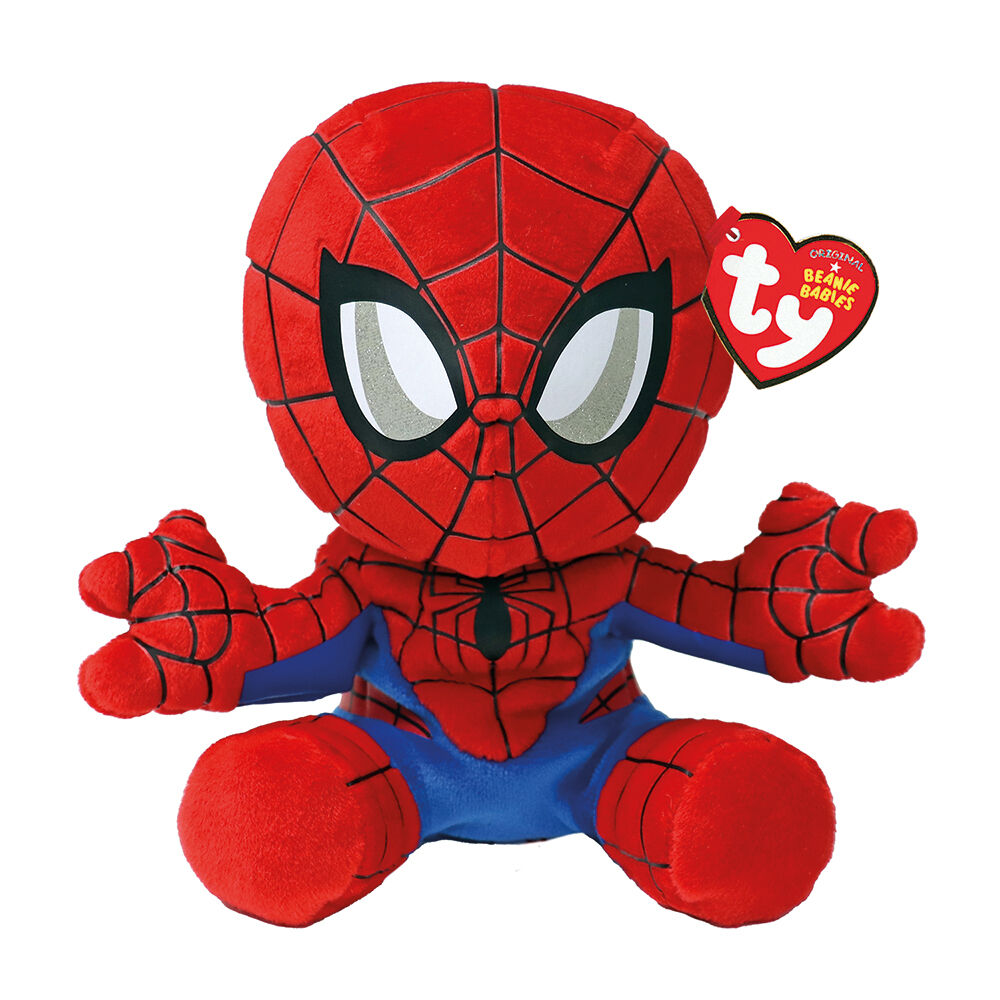 TY Beanie Babies Χνουδωτό Spider-Man 15εκ (1607-44007) - Fun Planet