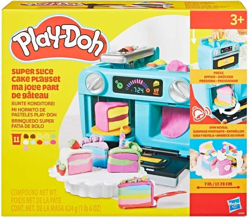 Play-Doh Super Slice Cake Playset (G0497) - Fun Planet