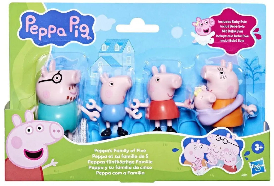 Peppa Pig Peppas Family Pack 5 Φιγούρες (G0506) - Fun Planet