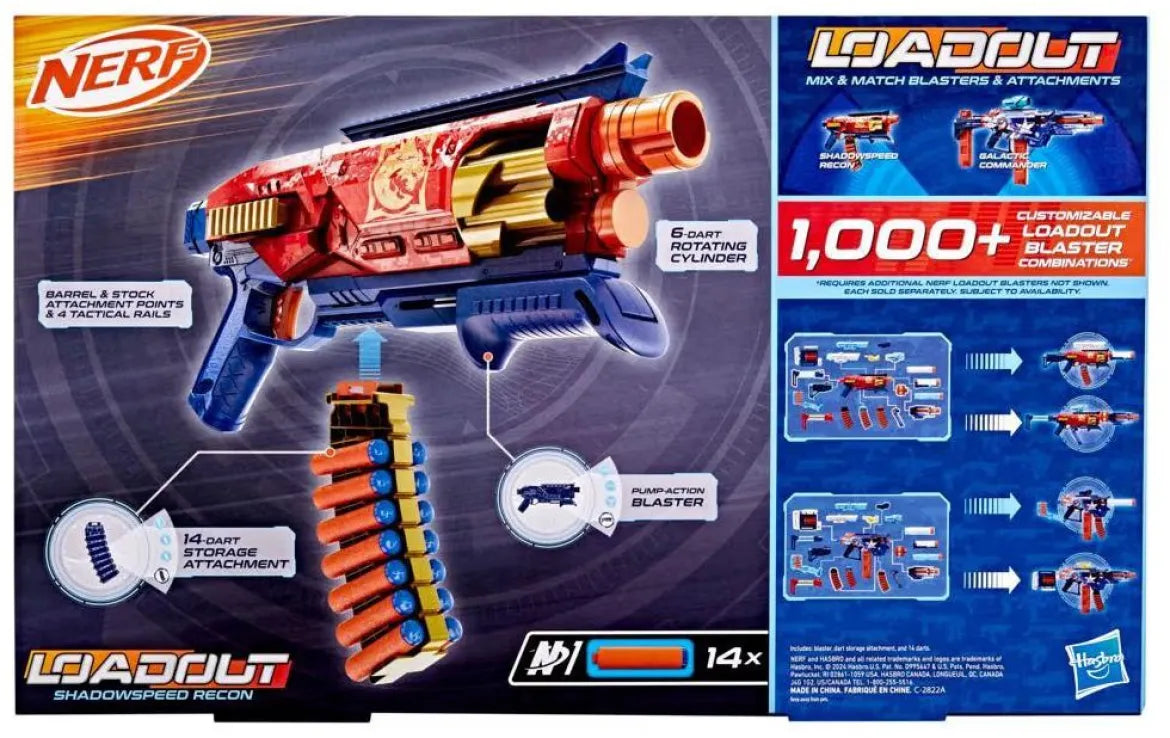 Nerf Loadout Shadowspeed Recon (G1759)