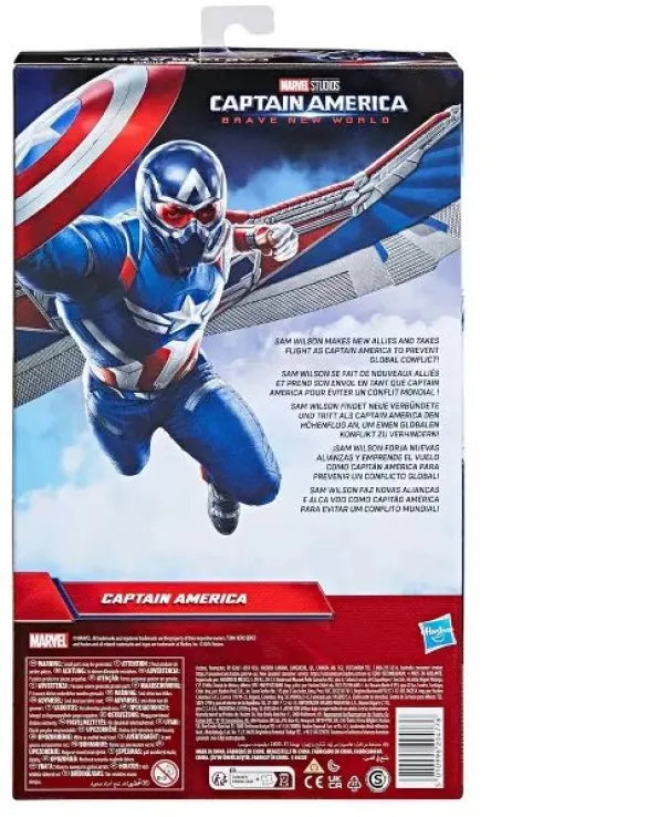 Marvel Captain America: Brave New World - Titan Heroes Captain America Deluxe Titan Figure (F9301) - Fun Planet