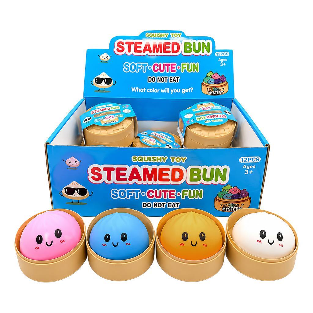 Squeezy Squishy Bun Dumpling 3 Pack Mini Dumplings (26998)