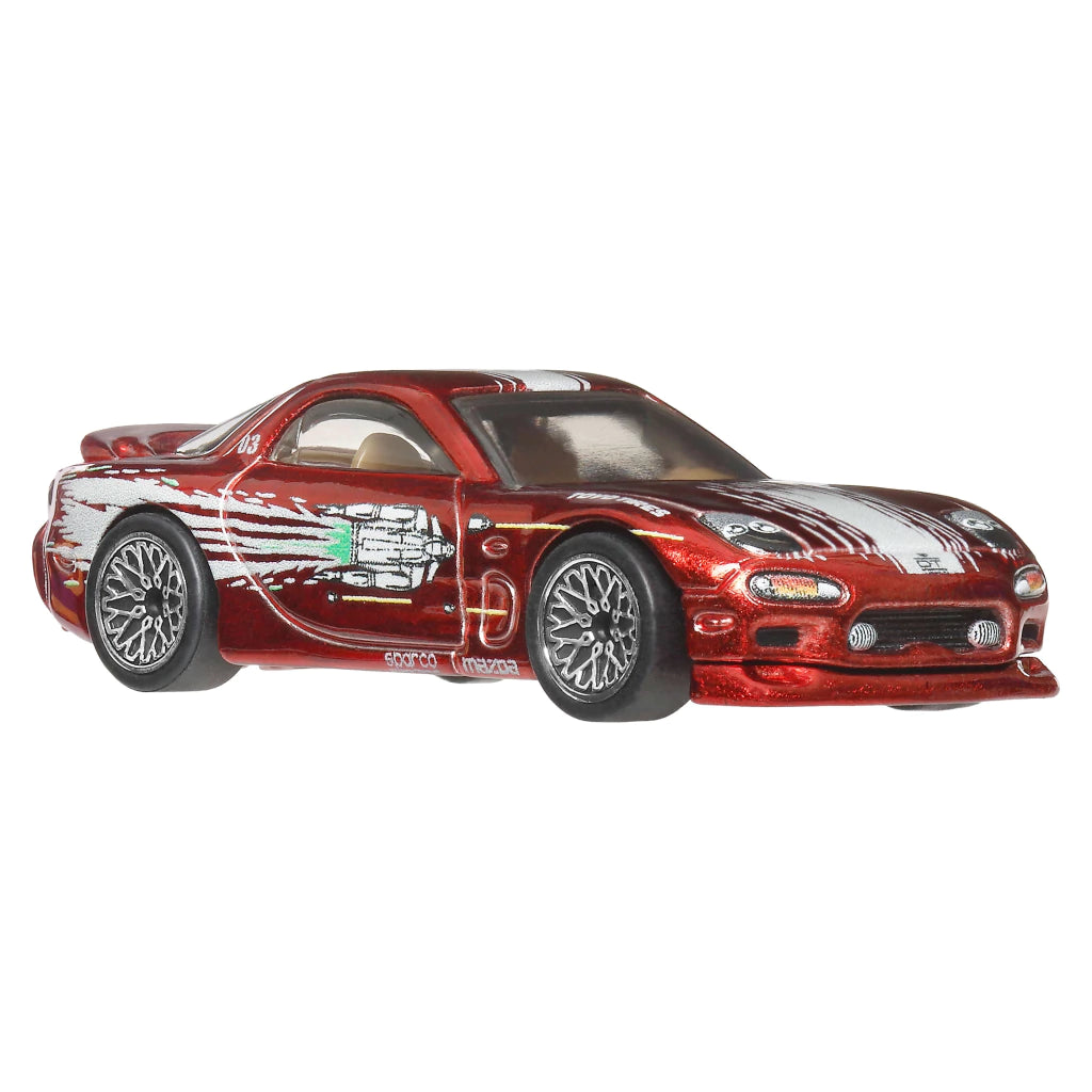 Hot Wheels Premium Αυτοκινητάκια Fast & Furious 25 Years Of Fast & Furious 1995 Mazda RX-7 (JHW71) - Fun Planet