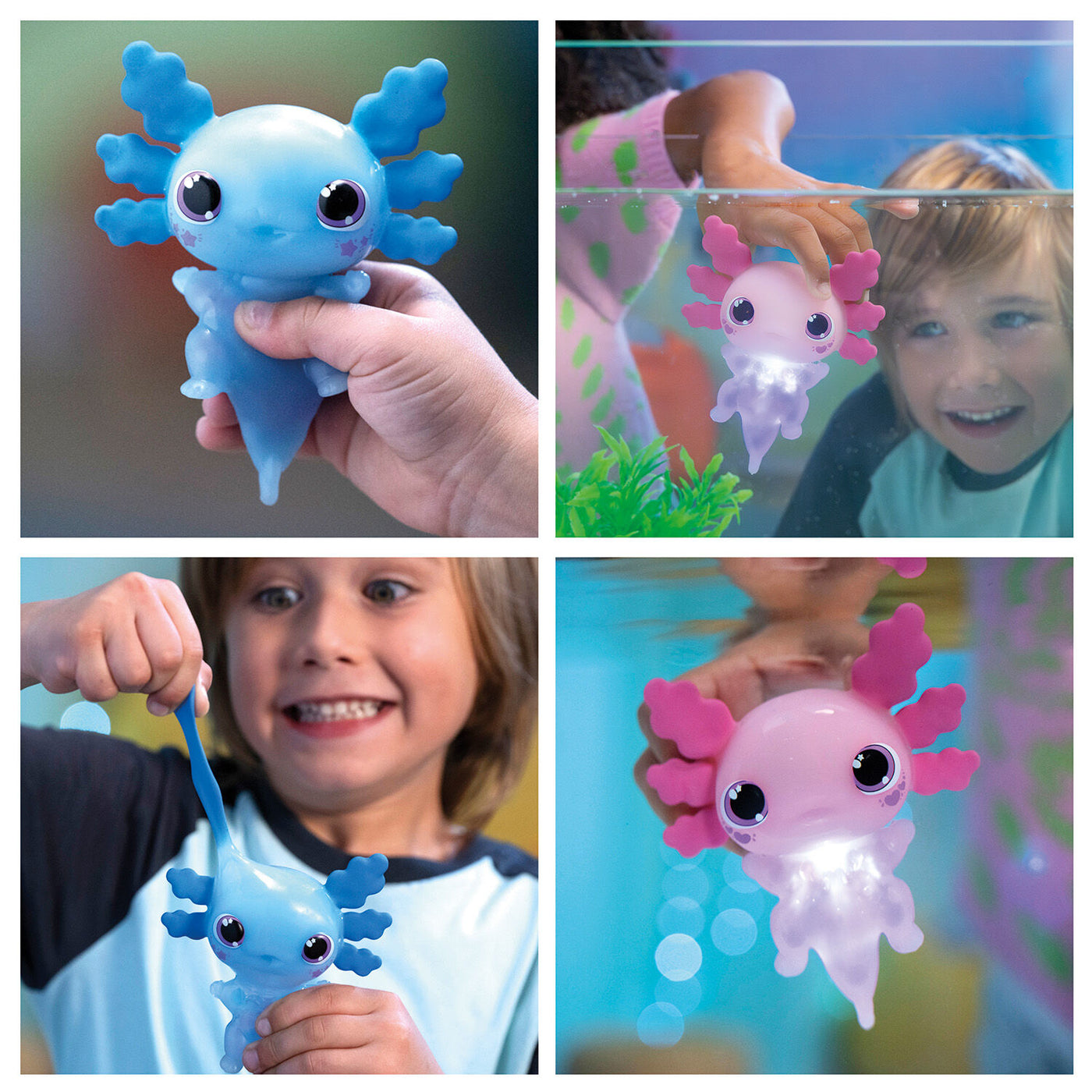 Animagic Φιγούρα Νερού Let's Glo Axolotl (1863-34847) - Fun Planet