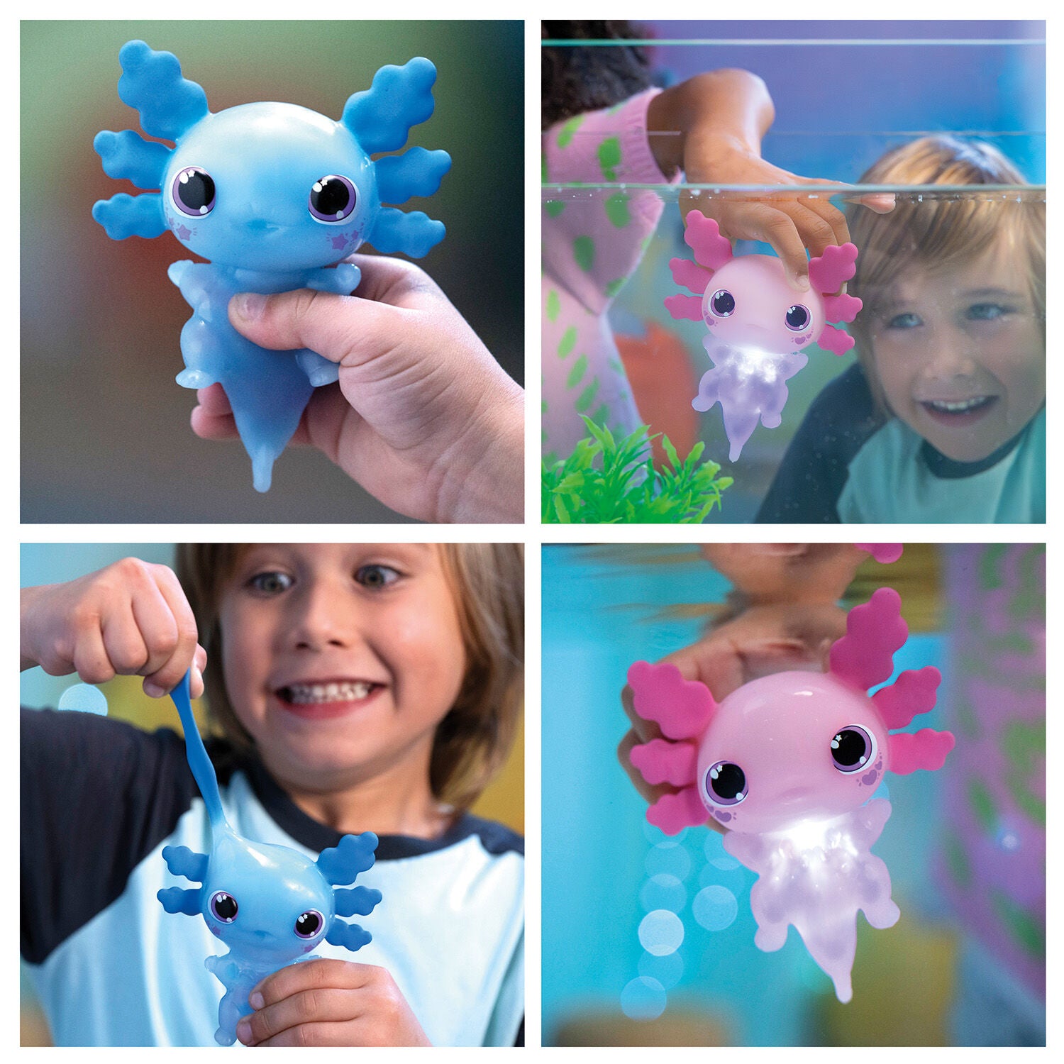 Animagic Φιγούρα Νερού Let's Glo Axolotl (1863-34847) - Fun Planet