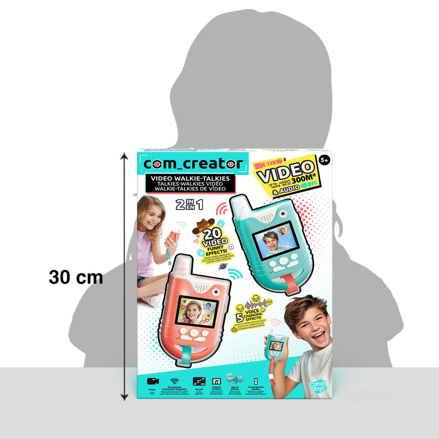 Com Creator Σετ 2 Walkie - Talkie με Video Creator (1863-42348) - Fun Planet