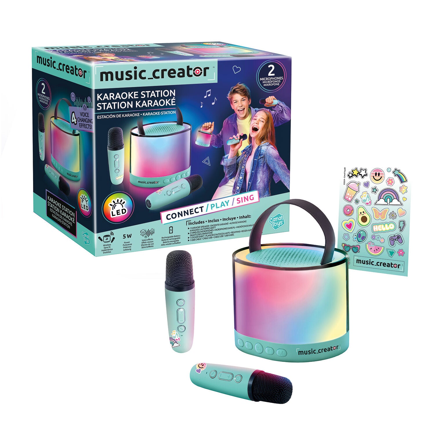Music Creator Mini Φορητό Σετ Karaoke Station (1863-42350) - Fun Planet
