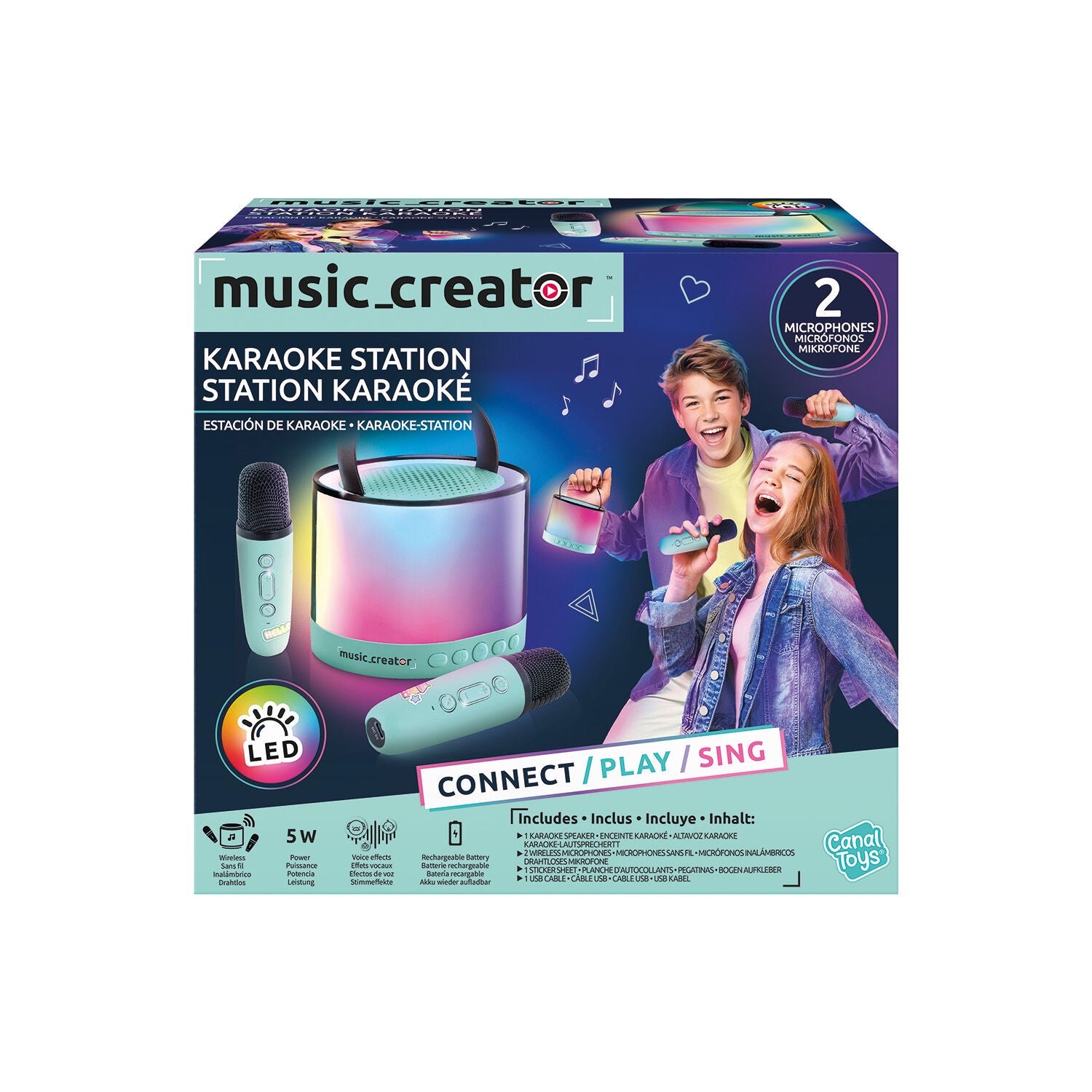 Music Creator Mini Φορητό Σετ Karaoke Station (1863-42350) - Fun Planet