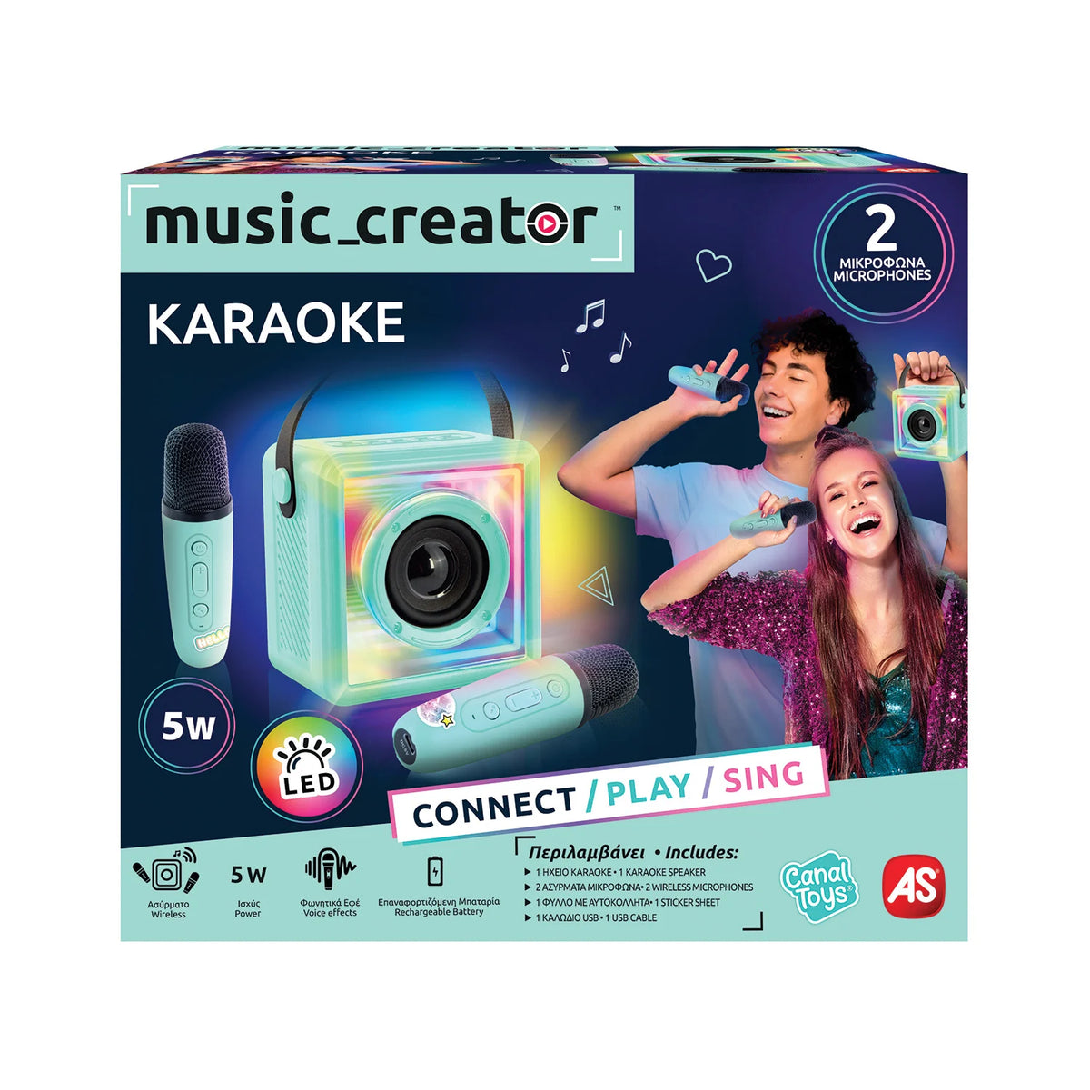 Φορητό Σετ Mini Karaoke Music Creator II (1863-42372) - Fun Planet