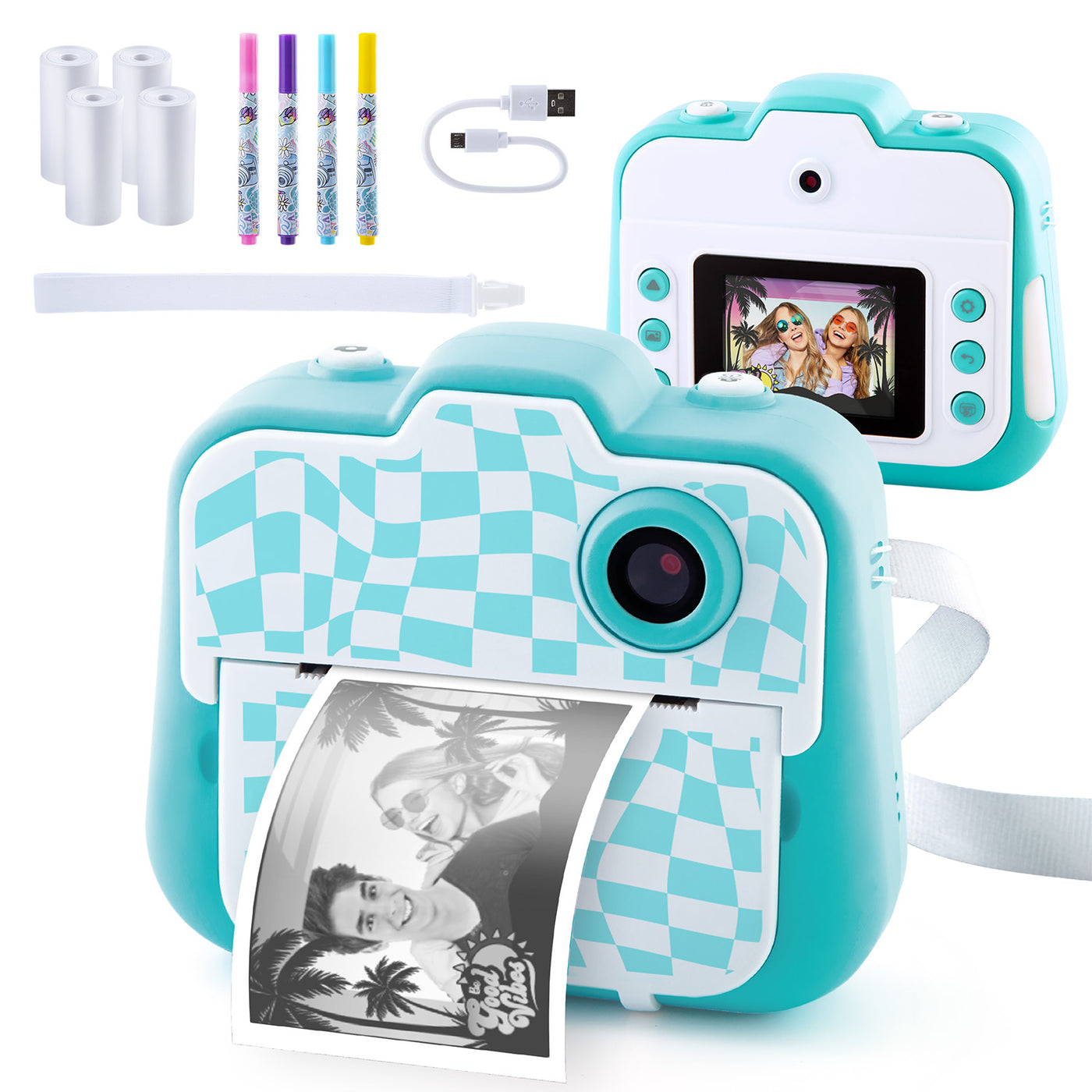 Photo Creator Φωτογραφική Μηχανή Instant Camera Τιρκουάζ (1863-70653)