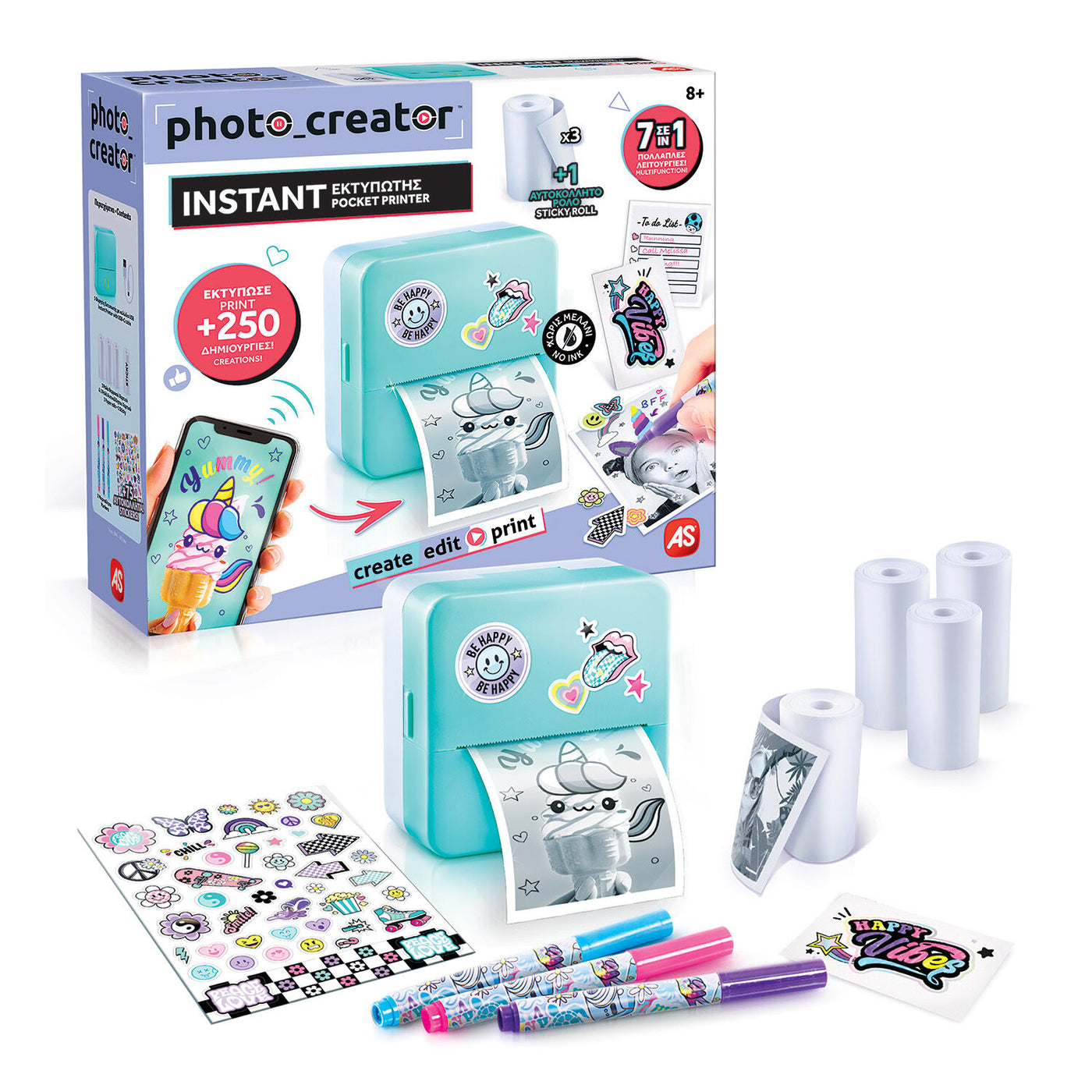 Photo Creator Instant Φορητός Εκτυπωτής (1863-70607) - Fun Planet