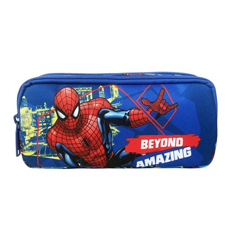 Spider-Man Κασετίνα Βαρελάκι 21x6x9εκ 2 Θήκες Beyond Amazing Must (508154) - Fun Planet