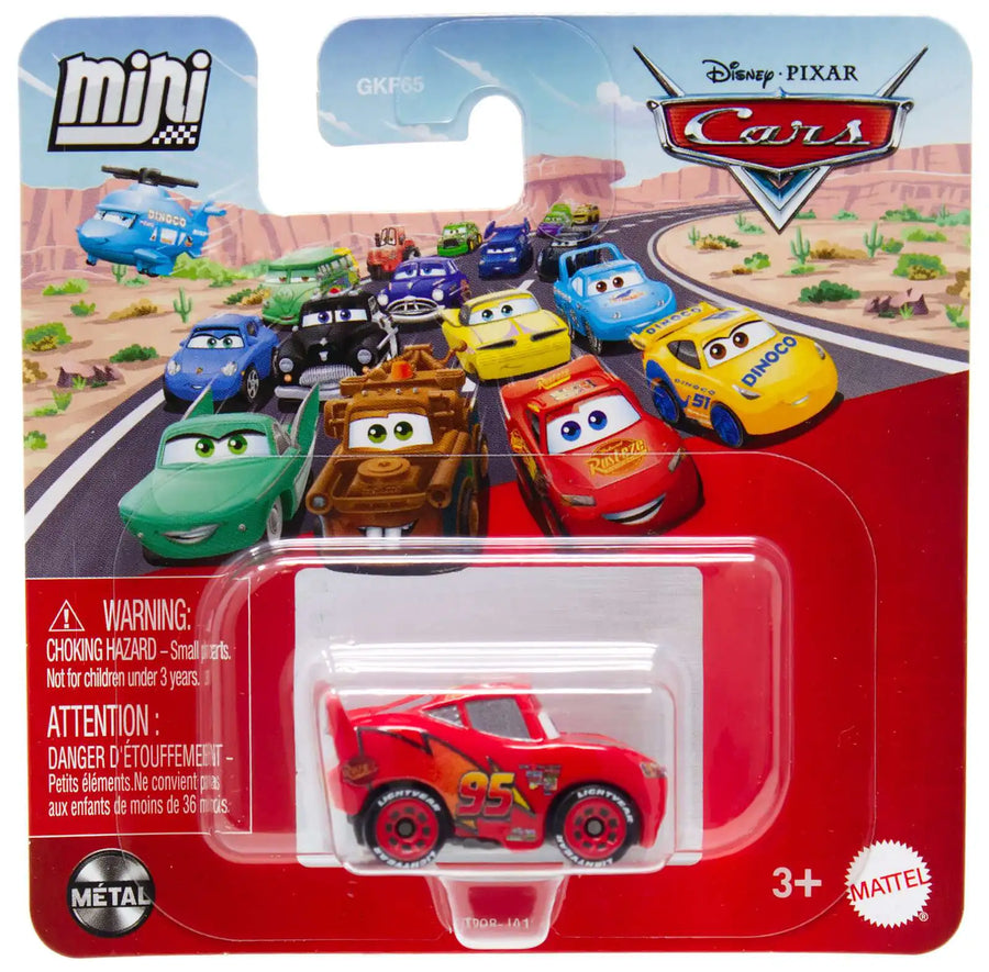Disney Pixar Cars Metal Mini Racers Lightning McQueen (HTP98)