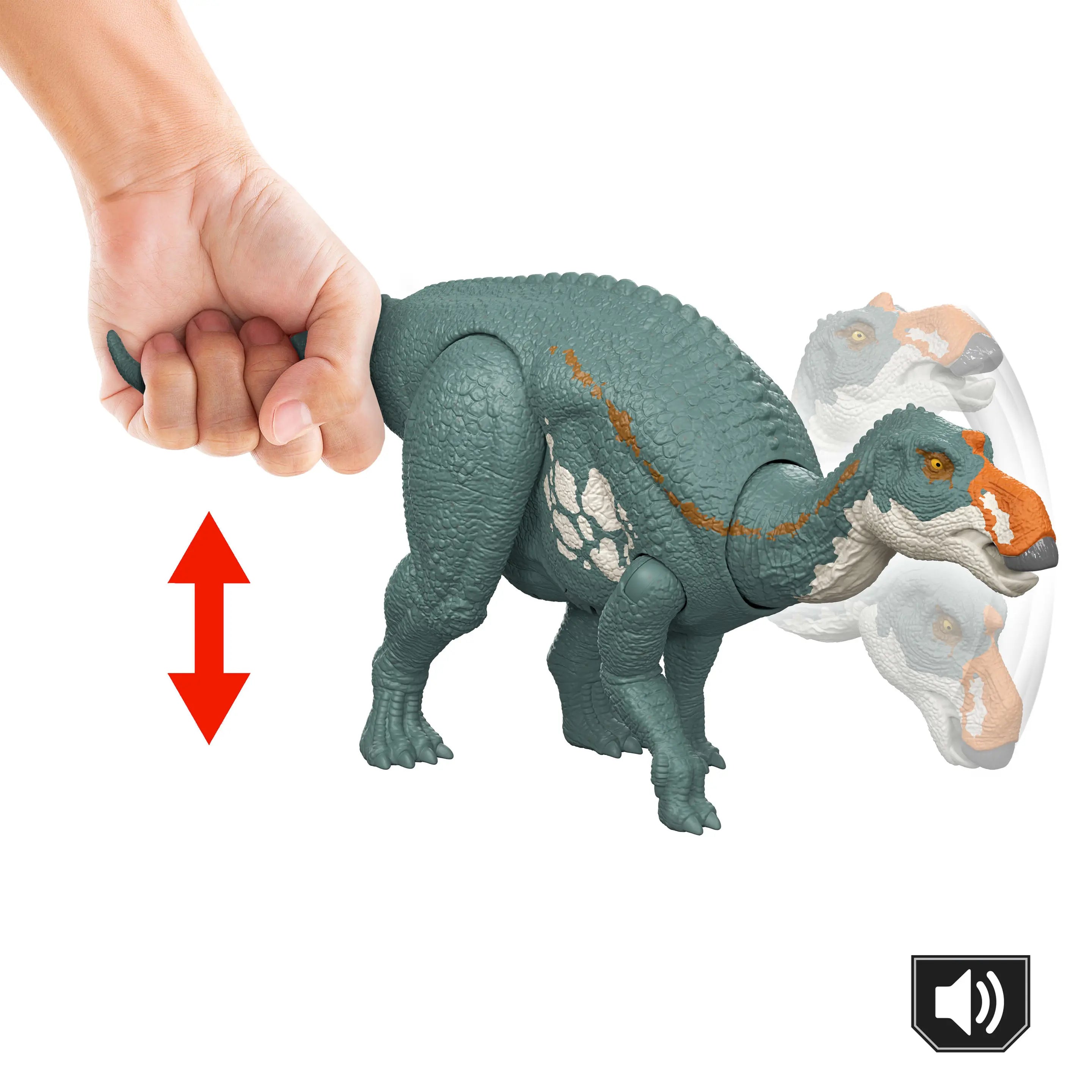 Jurassic World Rebirth Wild Roar Δεινόσαυροι με Κινούμενα Μέλη Λειτούργια Επίθεσης & Ήχους Maiasaura (JGC82) - Fun Planet