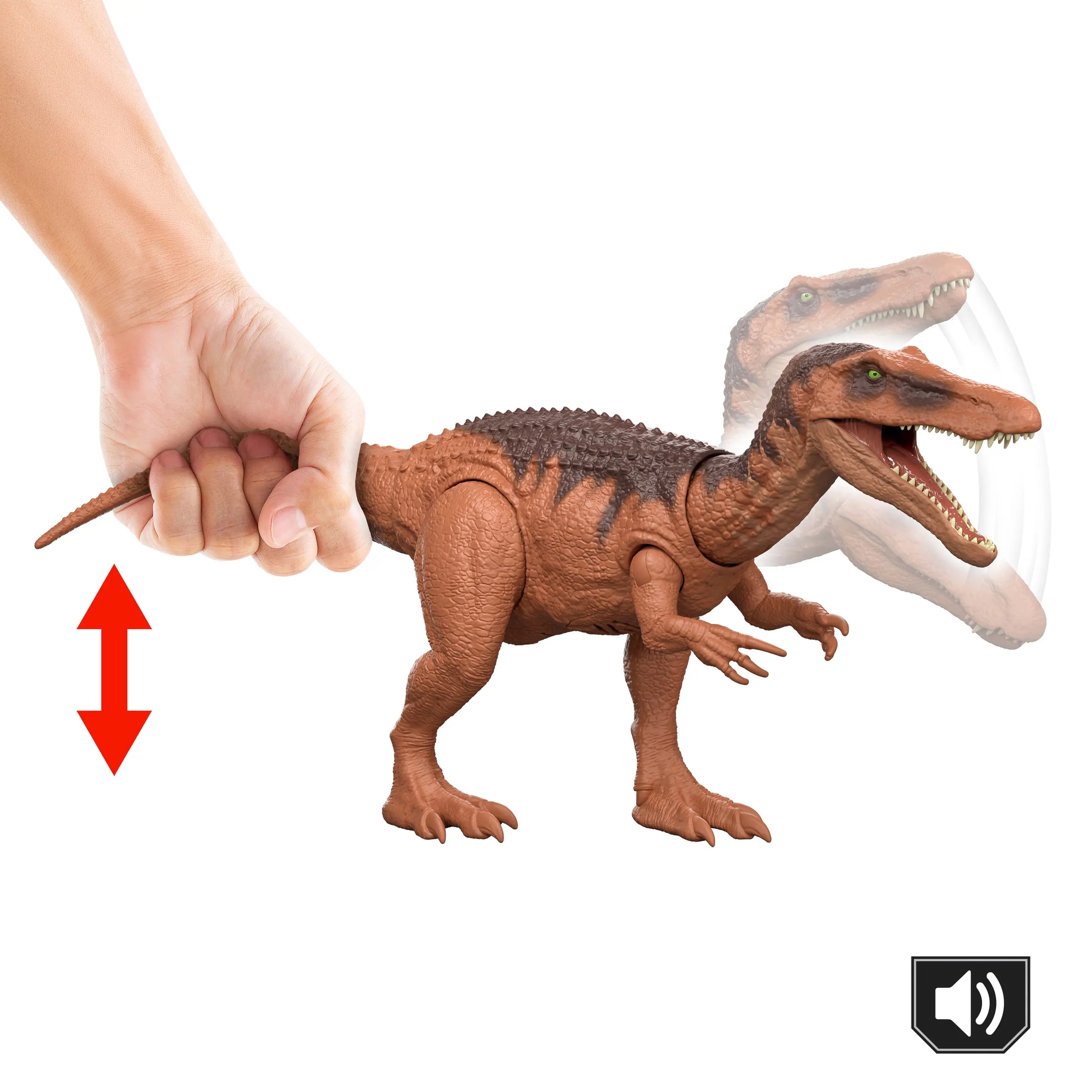 Jurassic World Rebirth Wild Roar Δεινόσαυροι με Κινούμενα Μέλη Λειτούργια Επίθεσης & Ήχους Baryonyx (JGC79) - Fun Planet