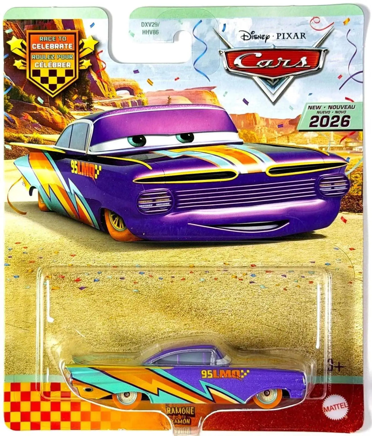 Disney Pixar Cars Αυτοκινητάκια Race To Celebrate Ramone (JJW77)