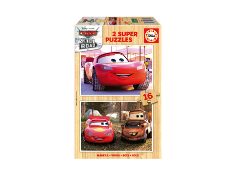 Educa Παζλ Ξύλινο 2x16 Cars  (19670) - Fun Planet
