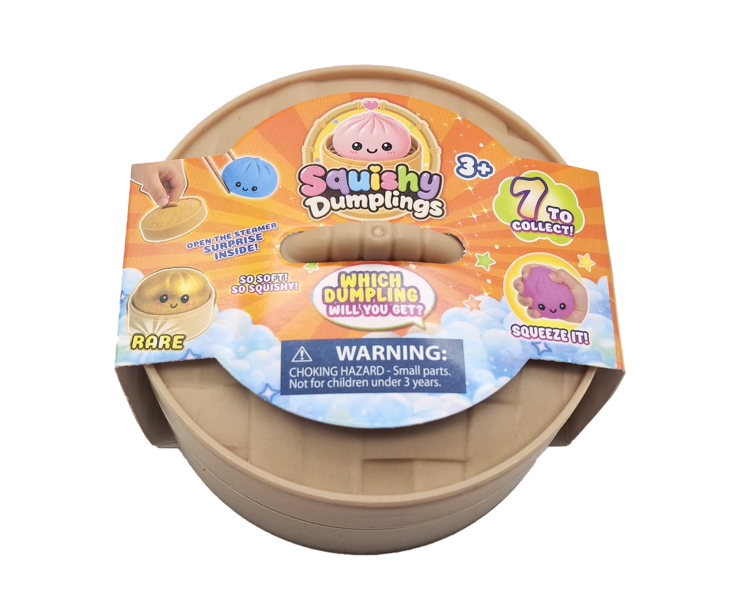 Squeezy Squishy Bun Dumpling 3 Pack Mini Dumplings (26998)