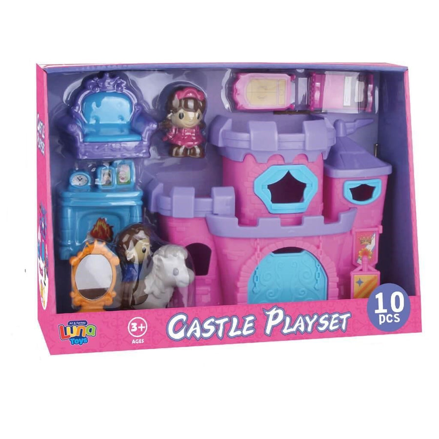 Κάστρο Πριγκίπισσας 10 τεμάχια 31,5x10x22,5cm Luna Toys (623224)