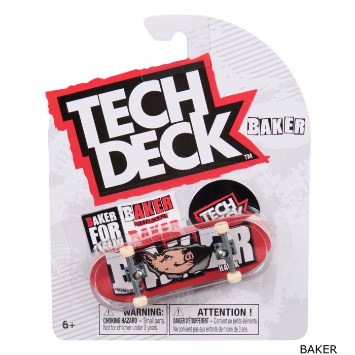 Tech Deck Μινιατούρα Τροχοσανίδα Baker (20147759) - Fun Planet