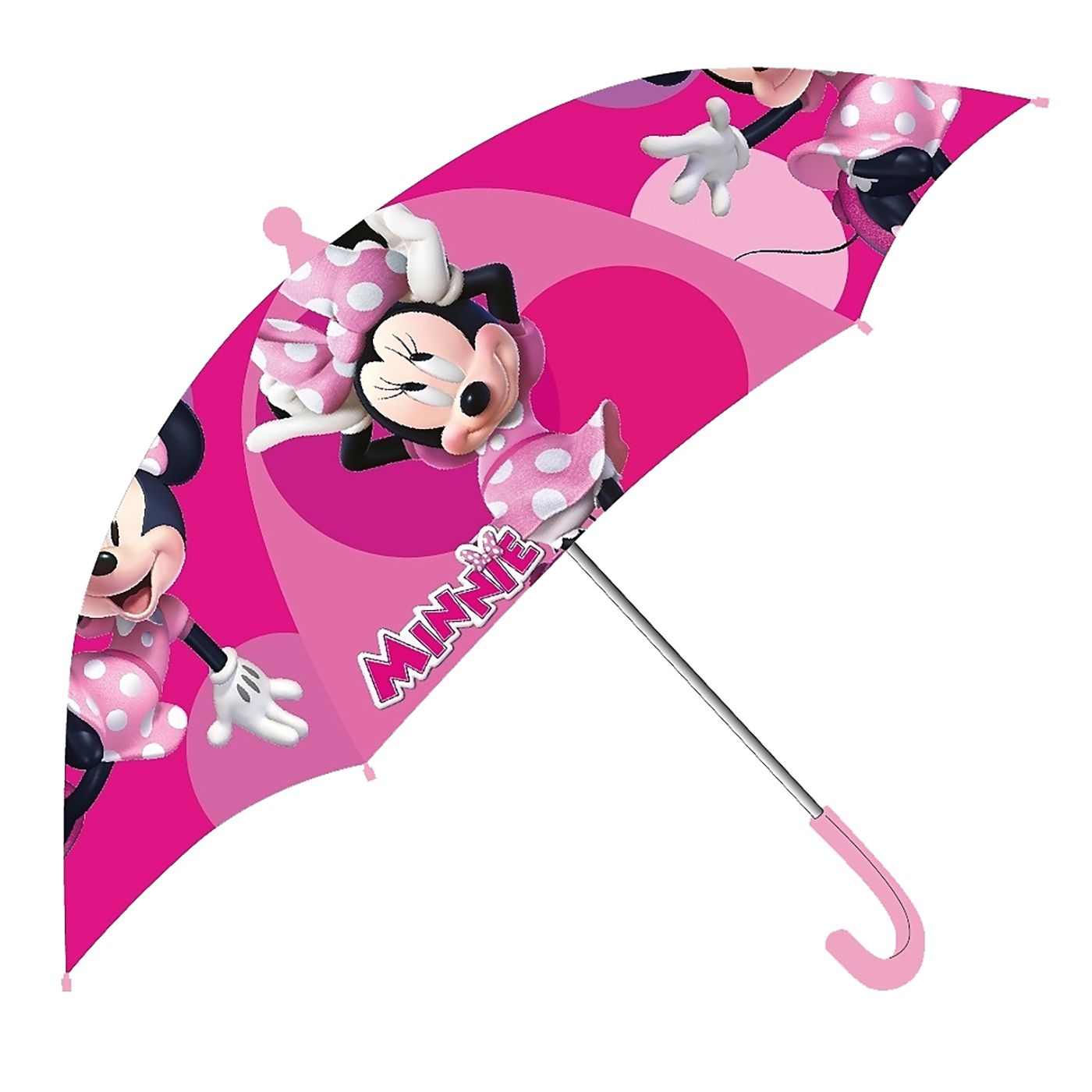 Ομπρέλα Disney Minnie Φούξια-Ροζ H60cm Φ70cm (20-1370) - Fun Planet
