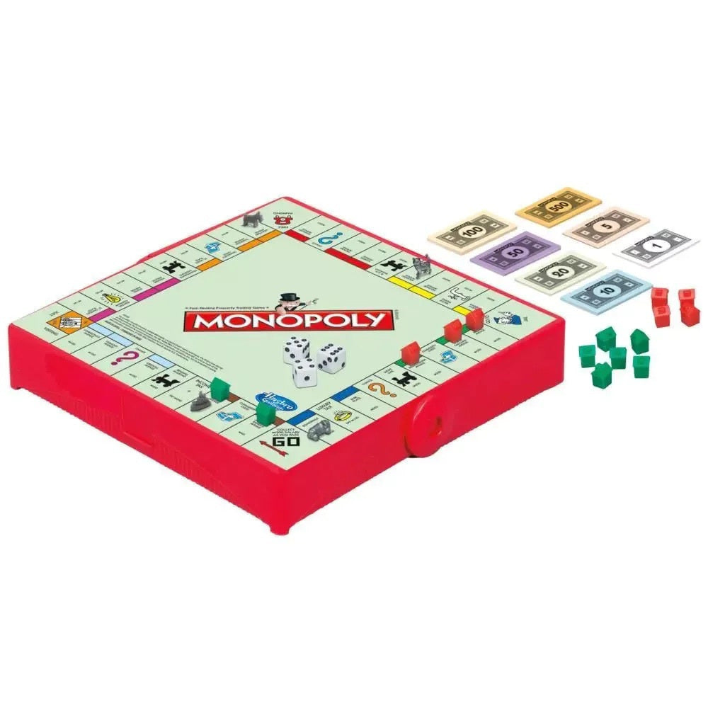 Επιτραπέζιο Monopoly Grab & Go - Διασκέδαση Παντού! Ελληνική Έκδοση (F8256) - Fun Planet