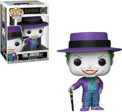 Funko Pop! DC Heroes: Batman 1989 - The Joker with Hat-Batman 1989 Movie #337 Vinyl Figure (47709) - Fun Planet