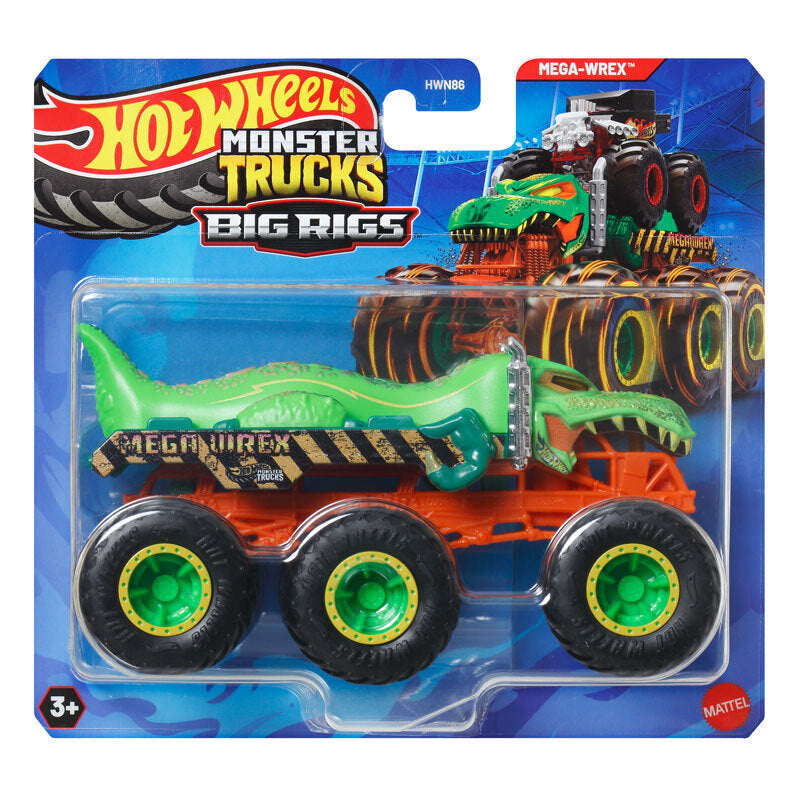 Hot Wheels Monster Trucks Big Rigs 1:64 Mega-Wrex (JCH44) - Fun Planet