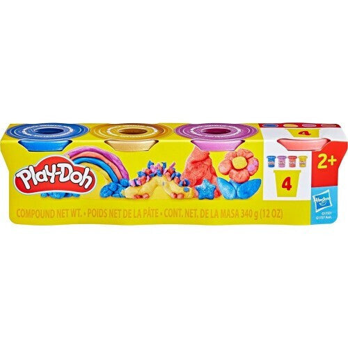Play-Doh® Specialty Compound Shimmery Metallics 4 Pack (G1737) - Fun Planet